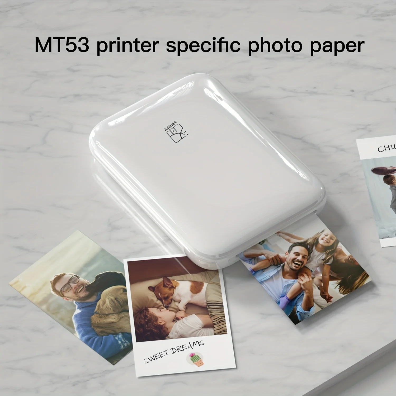 MT53 Photo Printer Special Zink Photo Paper (Individual Paper, Excluding Printer)