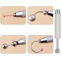1Pc Four Claws Beads Holder Pick-up Tool Diamond Gems Prong Holder Tweezer Catcher Grabber Body Piercing Sprinkle Pen Tool