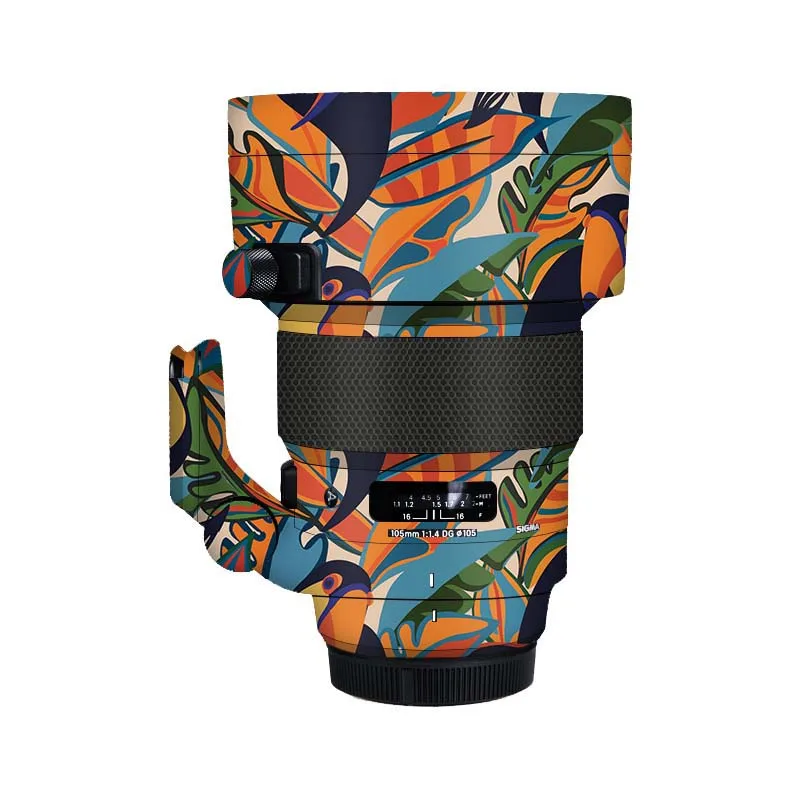 Autocollant de film de protection pour appareil photo, peau d'objectif anti-rayures, adapté pour Sigma 105mm, F1.4, SpringmmF1. 4, SpringF1.4, Wild IL