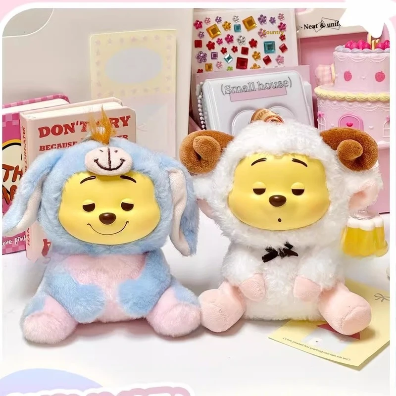 

Дисней Винни Пух Непослушная Вечеринка Виниловая Плюшевая Слепая Коробка Пух Медведь Сумка Подвеска Кукла-сюрприз Подарок Милый Винни Пух Тайная Коробка