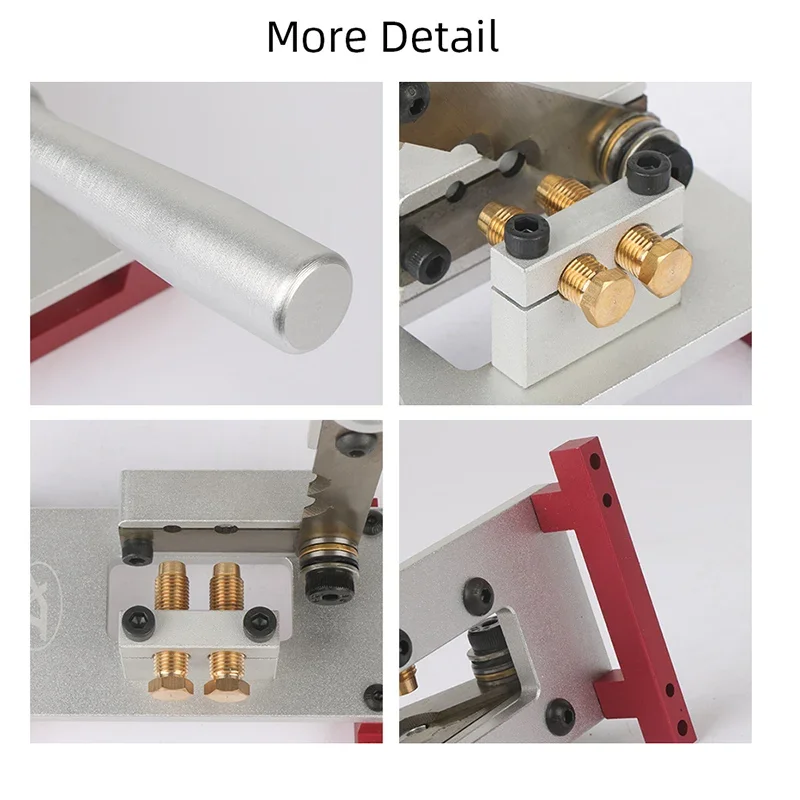 Wire Heat Shrink Tubing Tape Positioning Cutter  Double Hole Precision Positioning Lead Wire Shear Lead Wire Positioning Cutter