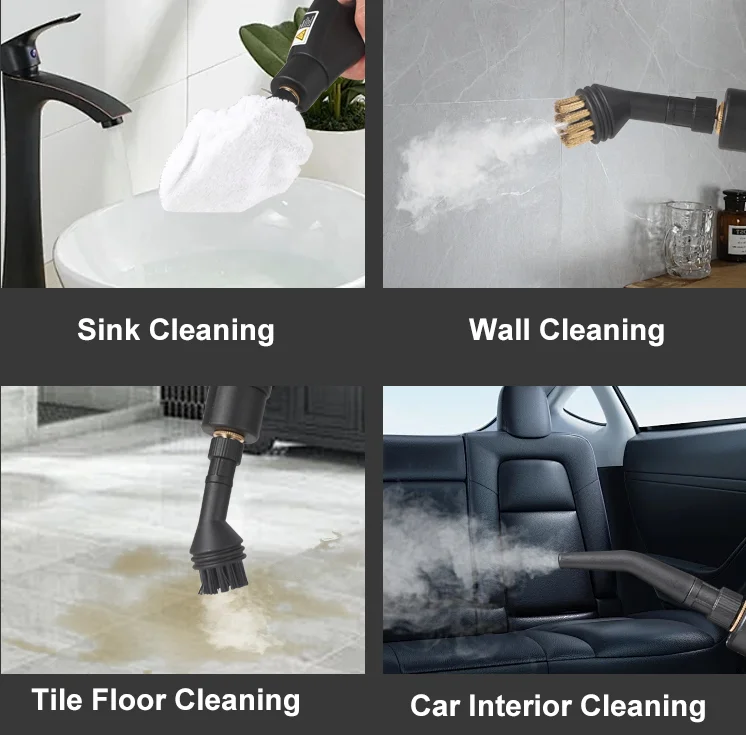 2025Portable Handheld High Pressure Steam Vacuum Cleaner Machine for Kitchen Bathroom Tile - Image 4