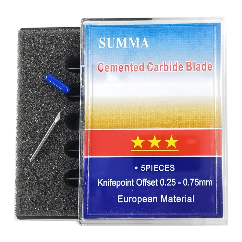 Imagem -05 - Conjunto de Lâminas de Tungstênio para Cortar Plotter Pcs Lâmina para Cortar Plotter Cortador de Vinil Modelo Summa d t 30 45 60 Graus