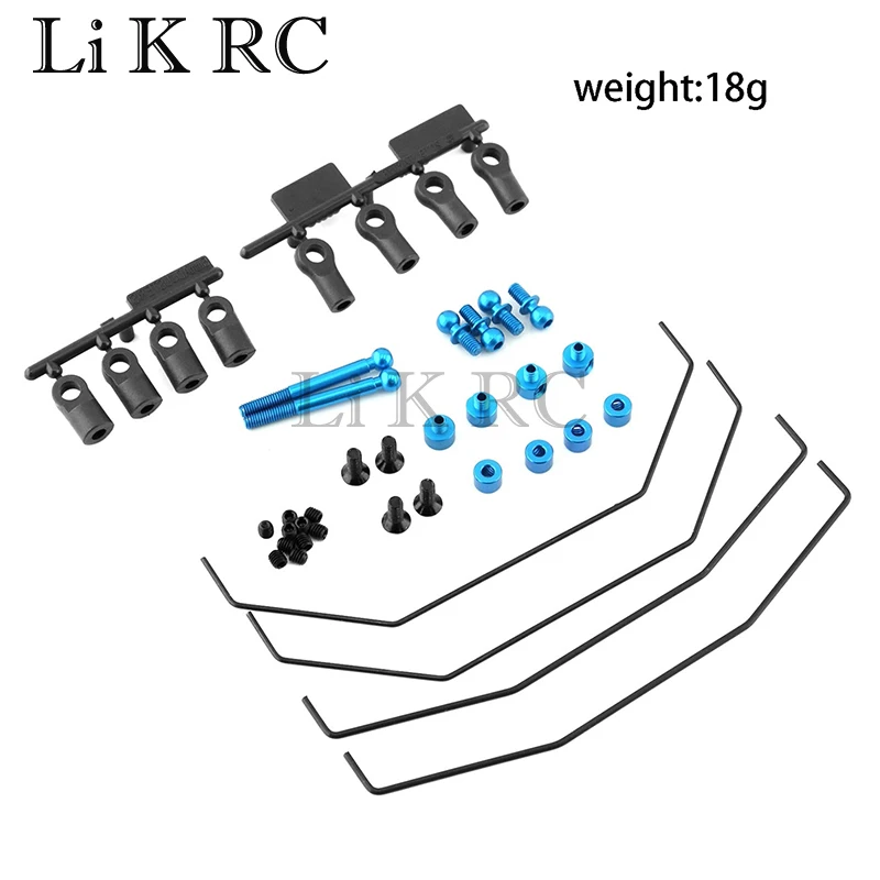 

Front and Rear Sway Bar Kit 22037 for Tamiya TD4 1/10 RC Car Upgrade Parts Accessories