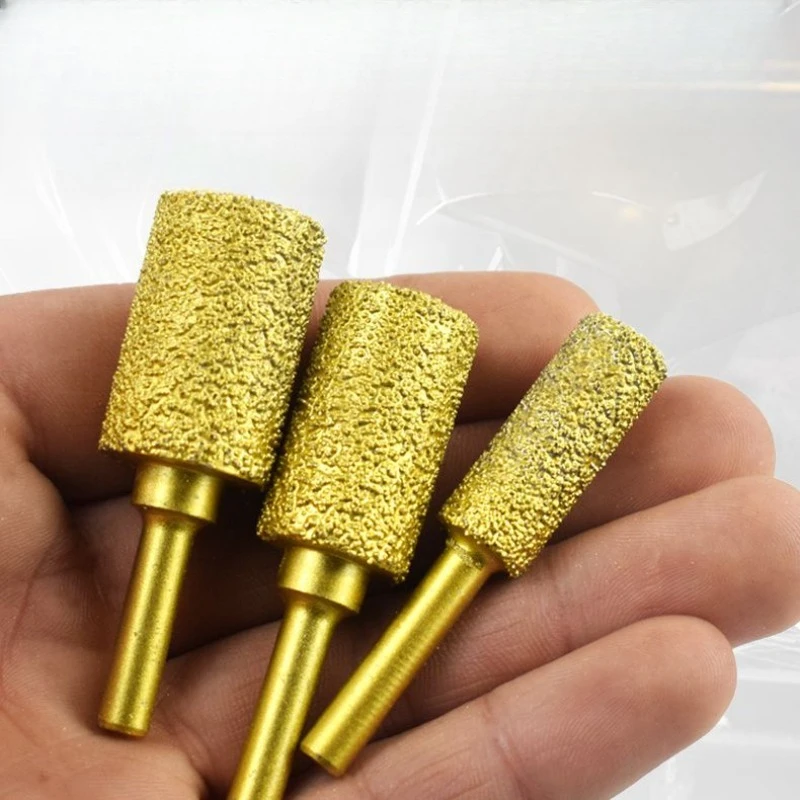 

Diamond Grinding Head Tungsten Steel Rotary File Brazed Milling Cutter Carbide Burr Drill Bit for Polishing Grinding