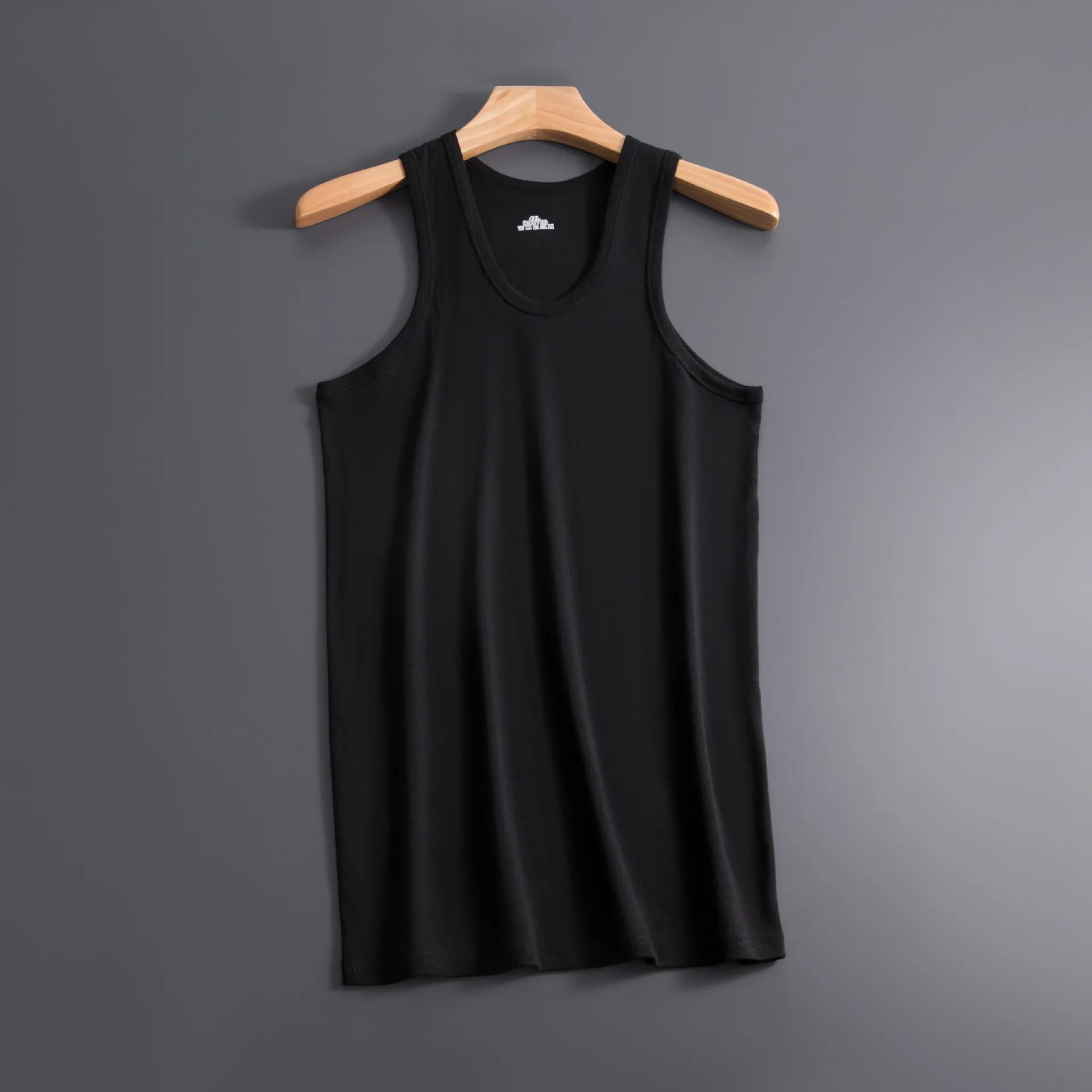 Men Muscle Vests Cotton Underwear Sleeveless Tank Top Solid Muscle Vest Undershirts O-neck Gymclothing Bodybuilding Tank Tops