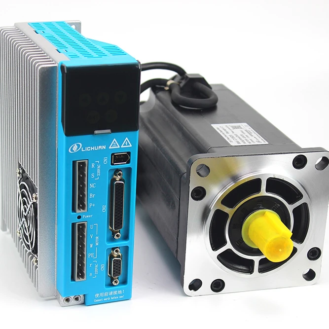 

Lichuan Nema42 Шаговый двигатель с замкнутым контуром 16 Нм LC110H3185 с драйвером LCDA2260E Гибридный сервокомплект переменного тока 220 В с кабелем 3 м