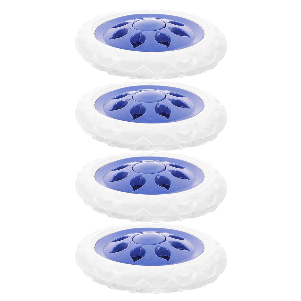 

4pcs Replacement Wheels For Shopping Cart Universal Wheelchair Rubber Foam Wheel Grocery Repair Accessories Stroller Caster