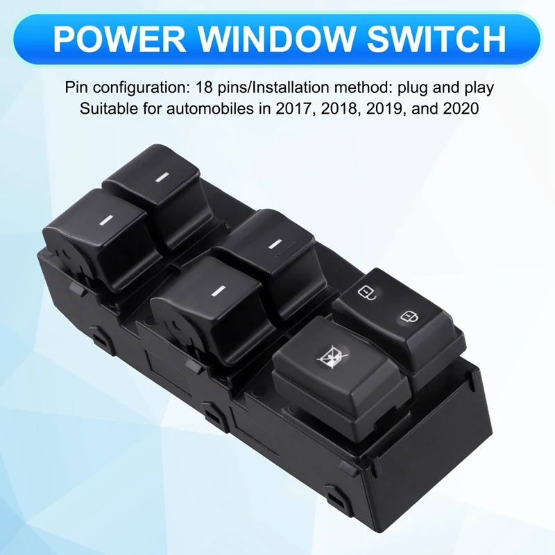 Car 93570-F2200 Driver Side Master Electric Power Window Control Switch For Hyundai Elantra 2017 2018 2019 2020