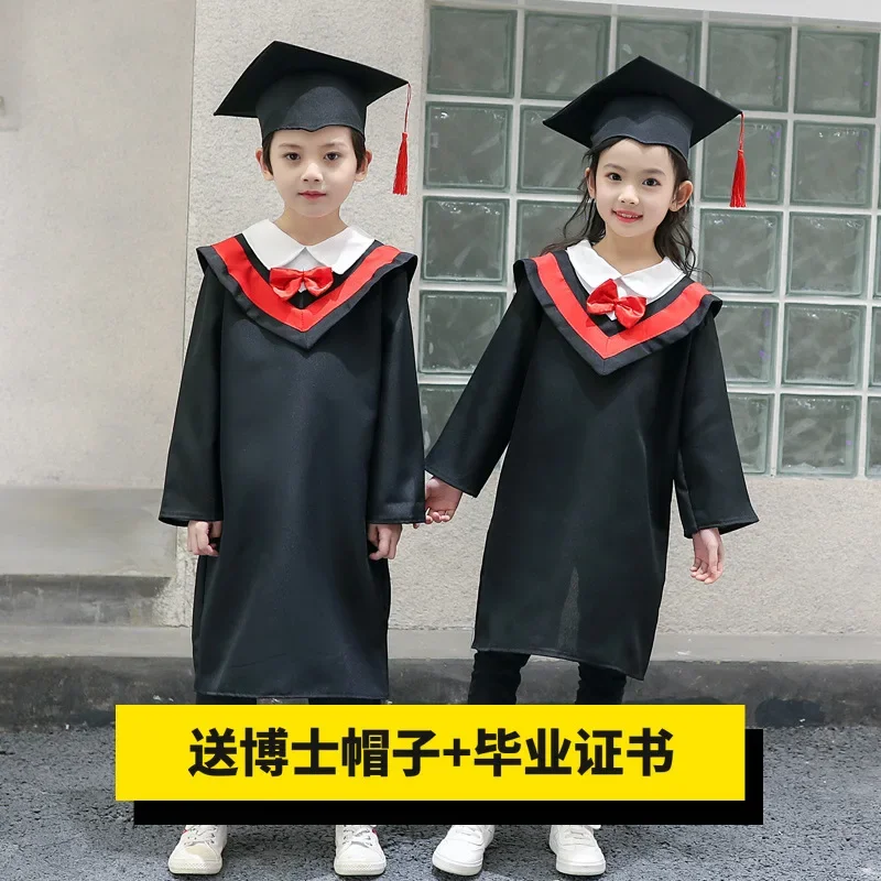 

Children's doctoral uniform, graduation master's uniform, graduation photo, doctoral uniform, elementary school clothing, gradua