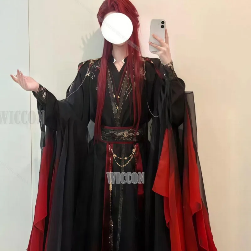 

Demonic Cultivation Mo Dao Zu Shi Wei wuxian Cosplay MoDaoZuShi Anime Hanfu Ancient Costume Unisex Wig Wei ying Navidad Carnaval