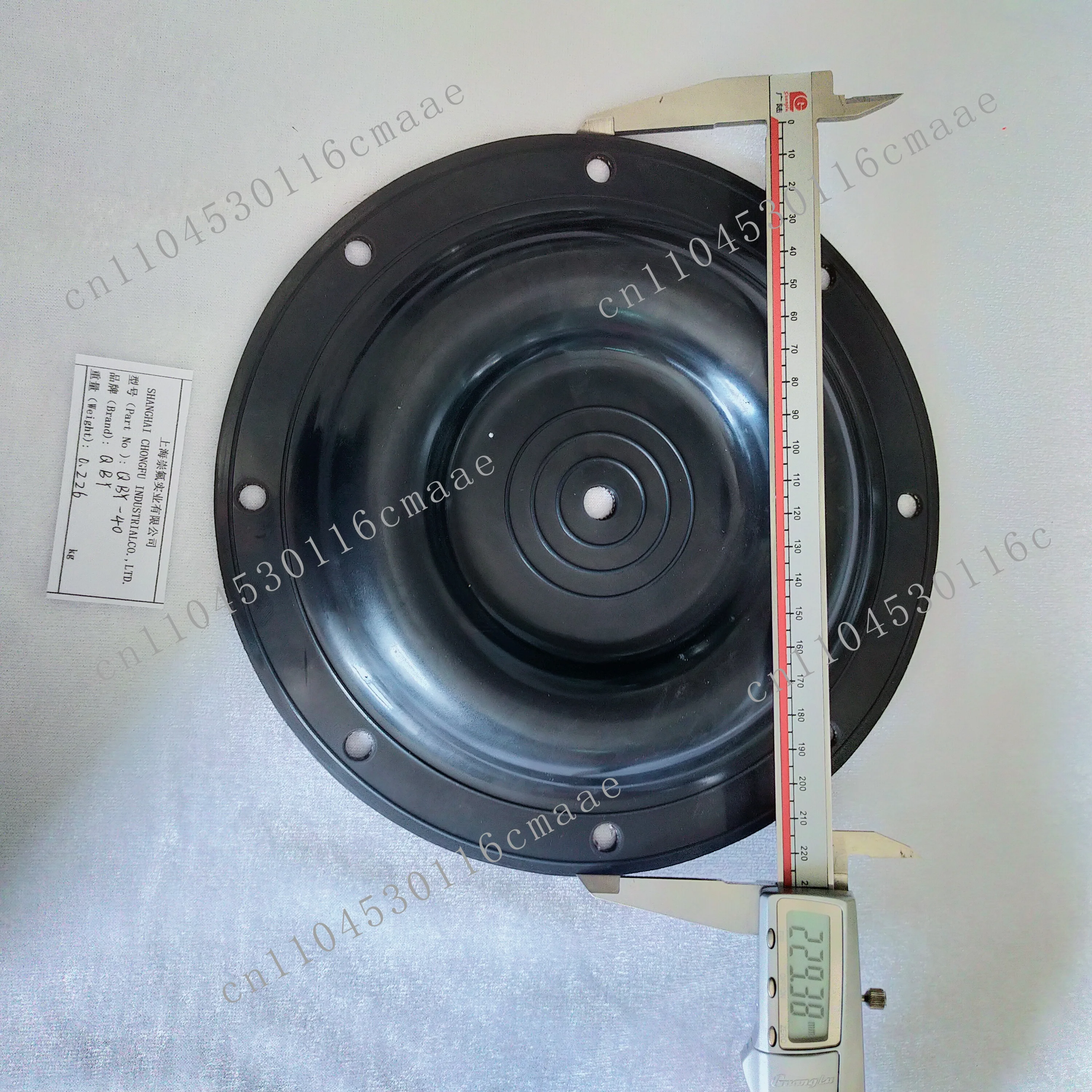 Dual diaphragm pump accessories are hot-selling black rubber diaphragm QBY-40