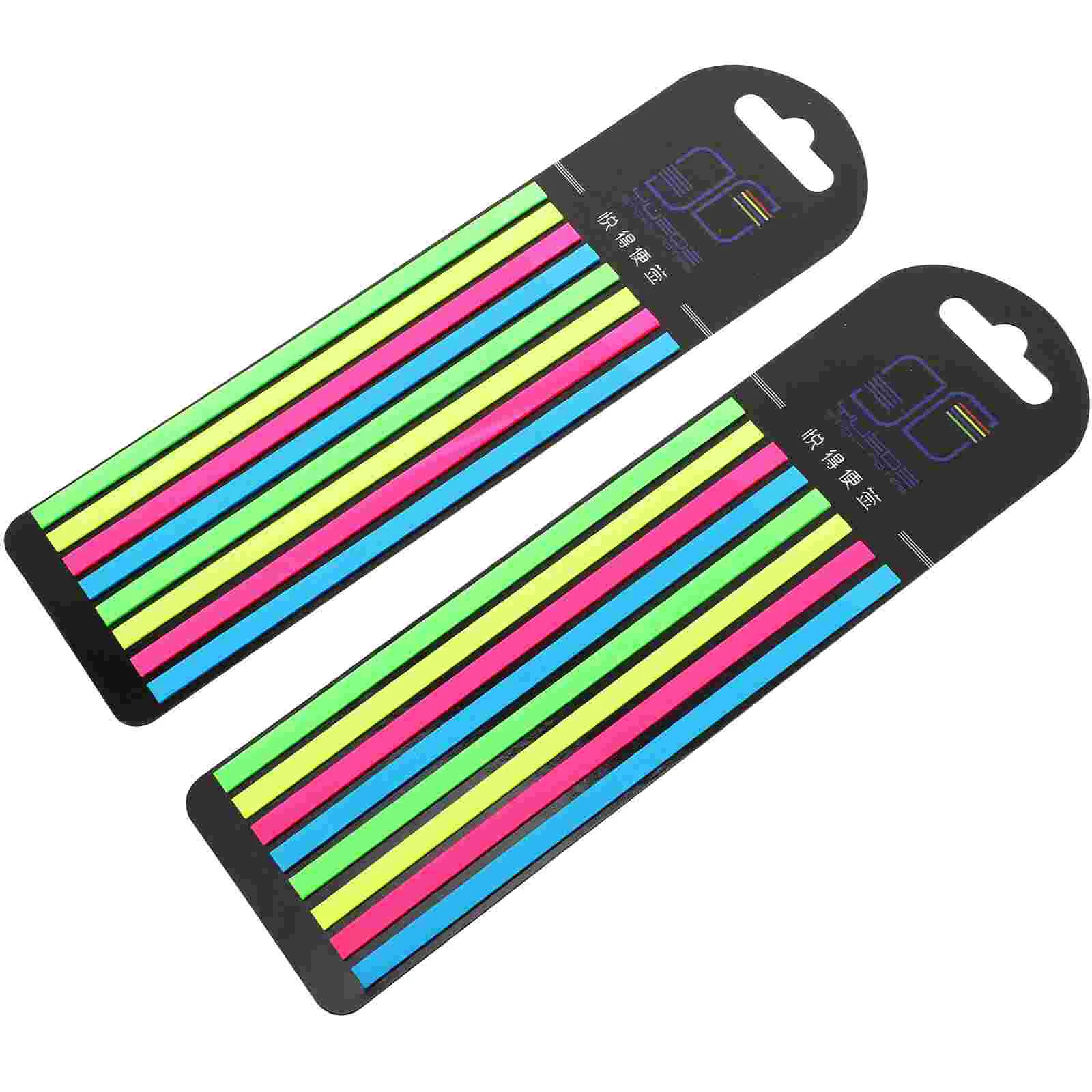 

Reading Strips Sentence Markers Fluorescence Highlight Strips PET Stickers Thin Fluorescent Sticky Notes N Times Stickers