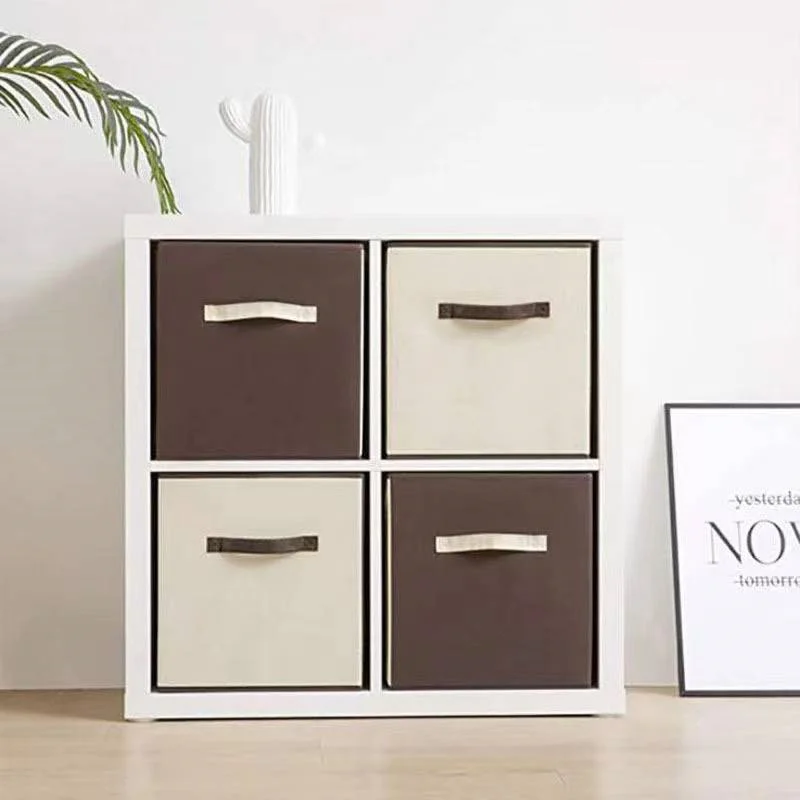 

Home Fabric Clothing Storage Box Foldable Drawer Type Storage Box Office And Household Sorting Box Foldable Storage Bag