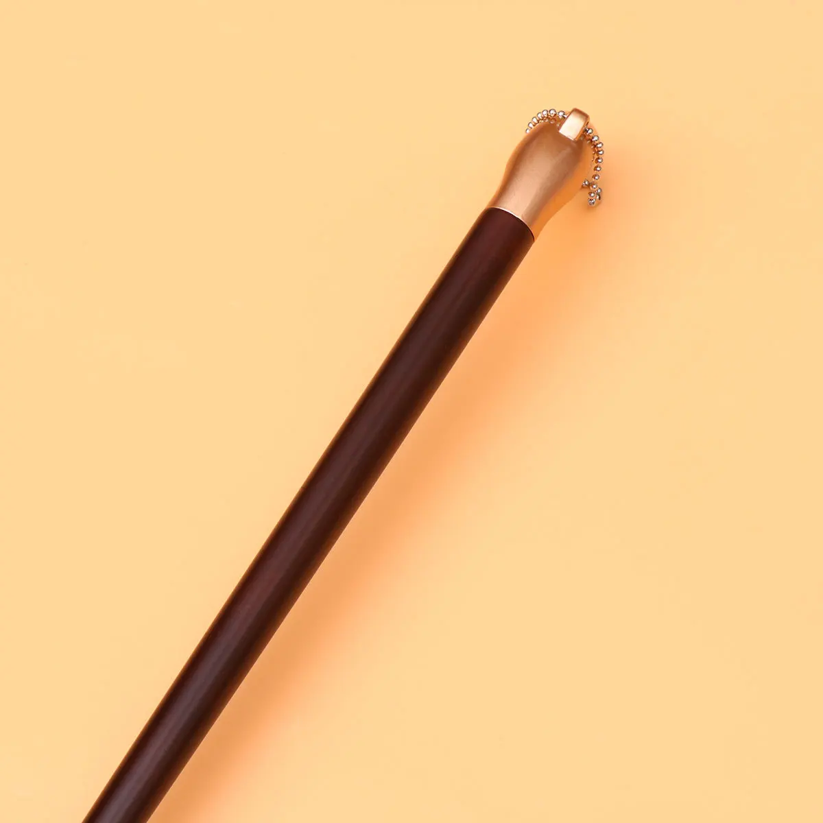 Metal Shoehorn Golden Detachable Wooden Handle Alloy Shoe Horn Long Handle Dolphin Shape Tip For Seniors Elderly Pregnant Women