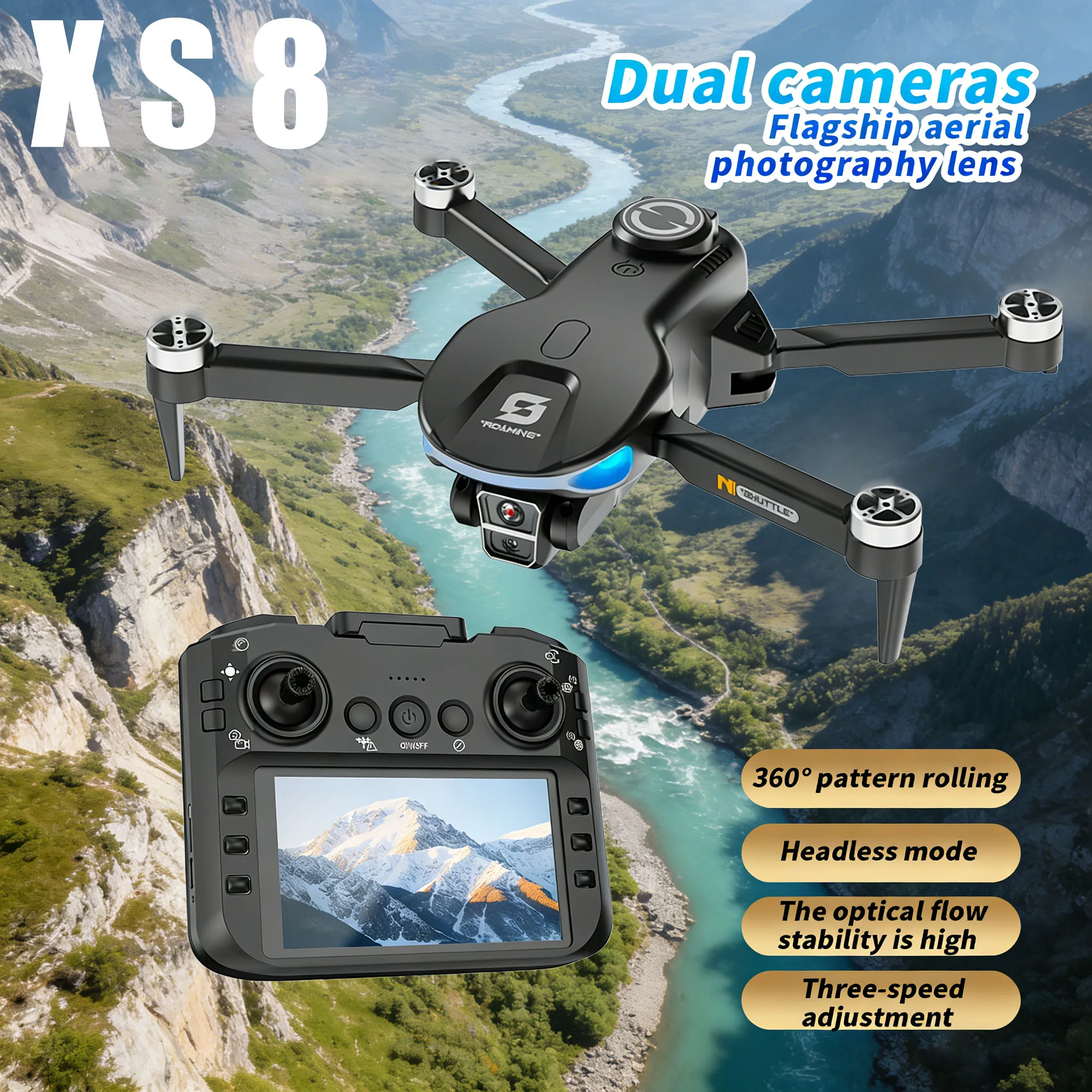 Rc Drone With Foldi…