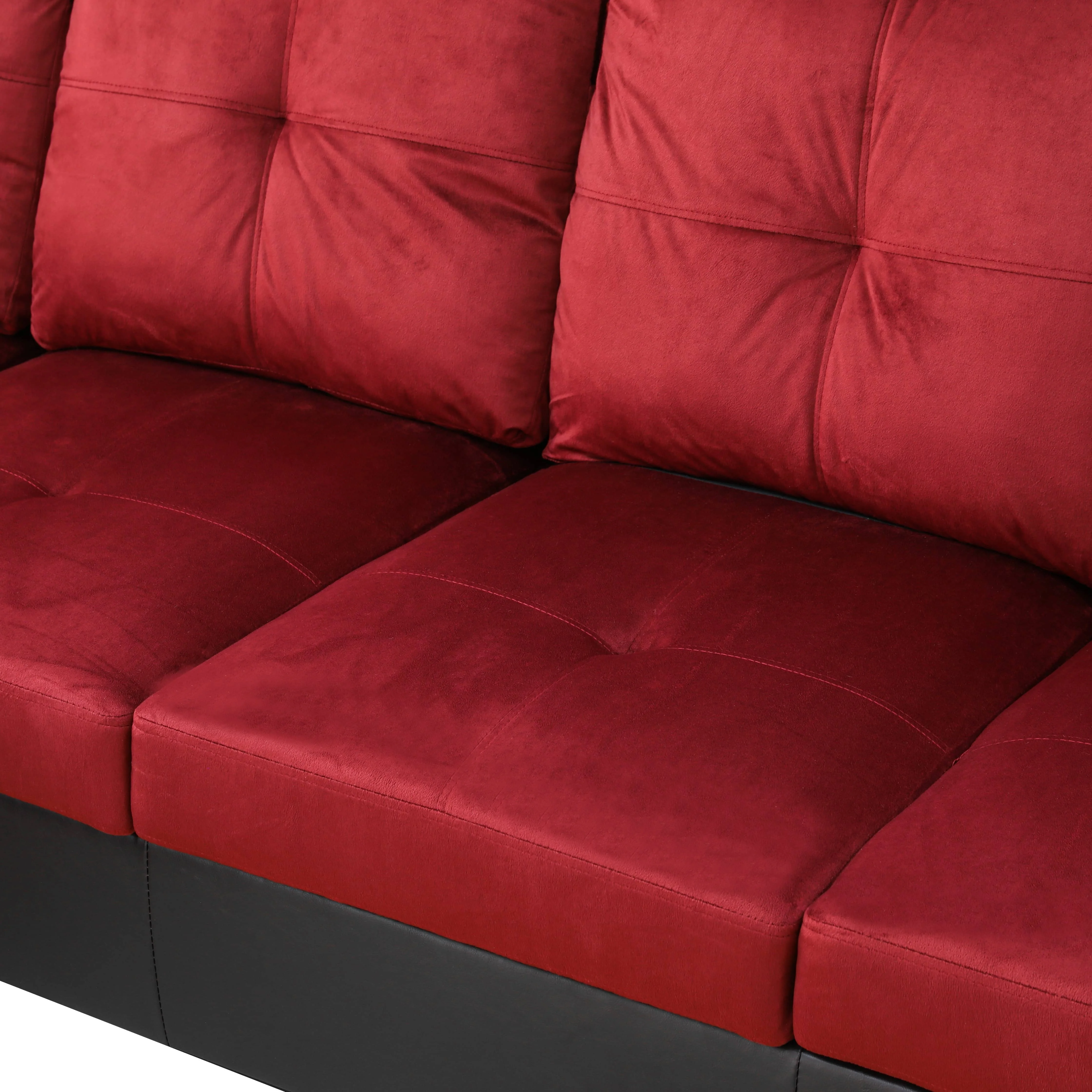 Conjunto de sofá secional de tecido confortável com pernas de aço inoxidável em forma de crescente para sala de estar e academia estilo hotel