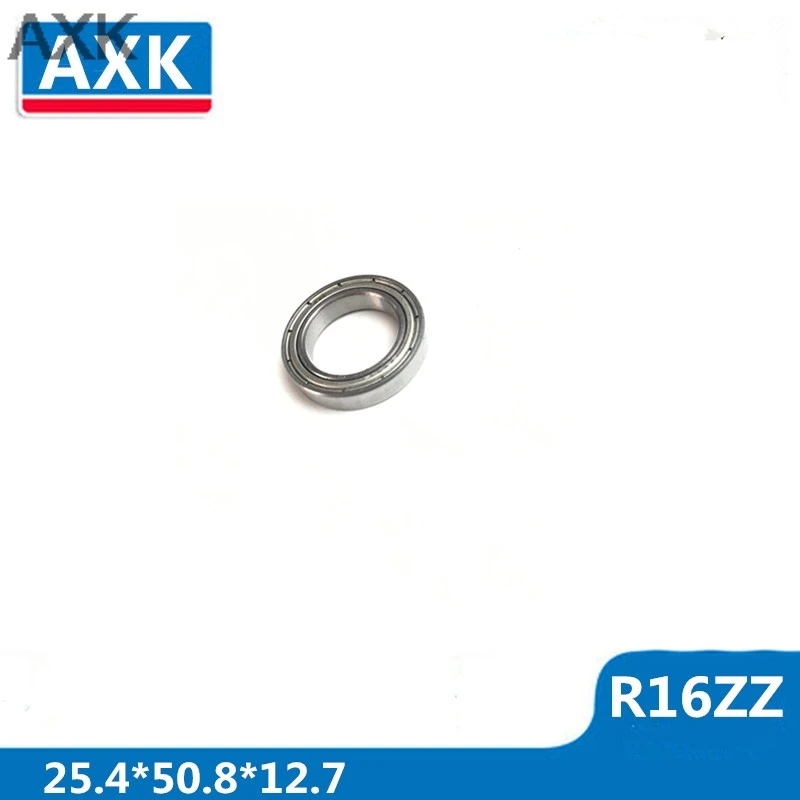 AXK 10PCS R16ZZ   shielded bearing inch series 25.4*50.8*12.7 mm  inch  ball bearing