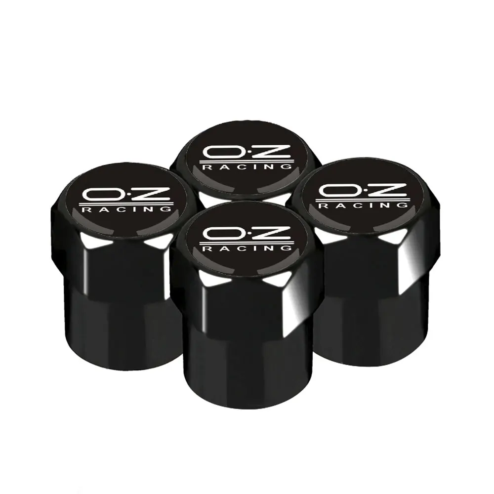 4PCS Car Stickers Universal Aluminium Alloy Wheel Tire Valve Caps Auto Bike Bicycle Accessories Case For OZ Racing Car Styling