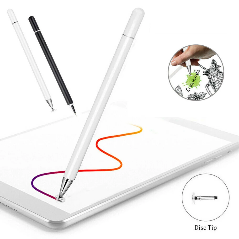 12 PCS Universal Stylus Tips Replacement Tips Passive Stylus Pen Disc Silicone Touch Screen Pen Nibs for Capacitive Touch Screen