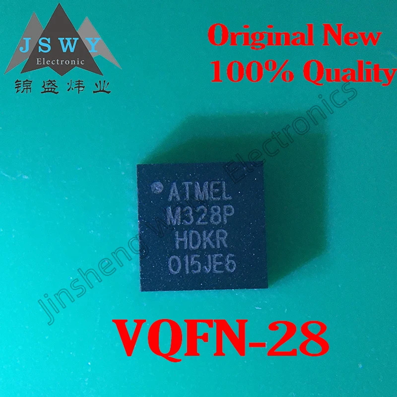 

(2/10 pcs) ATMEGA328P-MMH QFN-28 ATMEGA328P/8-bit Microcontroller/32KB Flash/1024B EEPROM 2KB SRAM/Original Stock Electronics