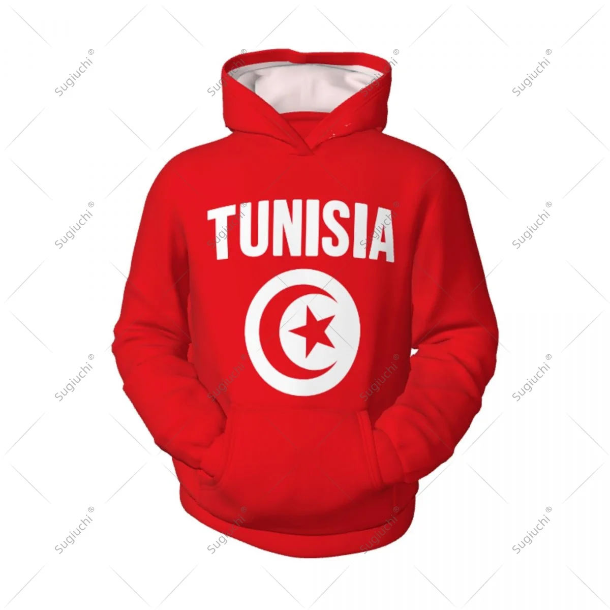 

Unisex 3D Youth Hoodie Tunisia Flag Kids Boys Girls Sweatshirt Pullover Hoodies Polyester