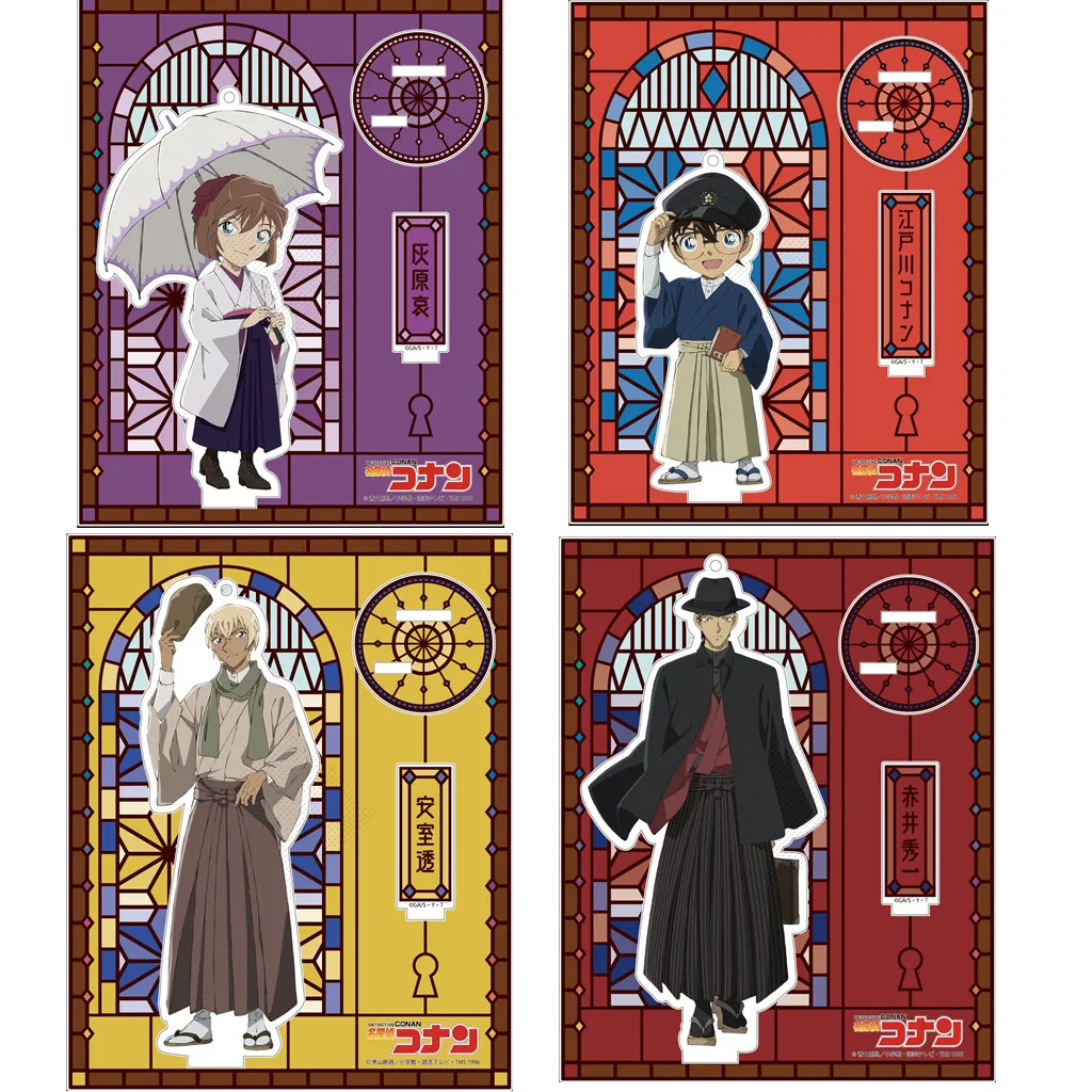 Anime Figure Doll Akai Shuichi Haibara Ai Amuro Toru Edogawa Acrylic Stands Model Cosplay Toy for Gift