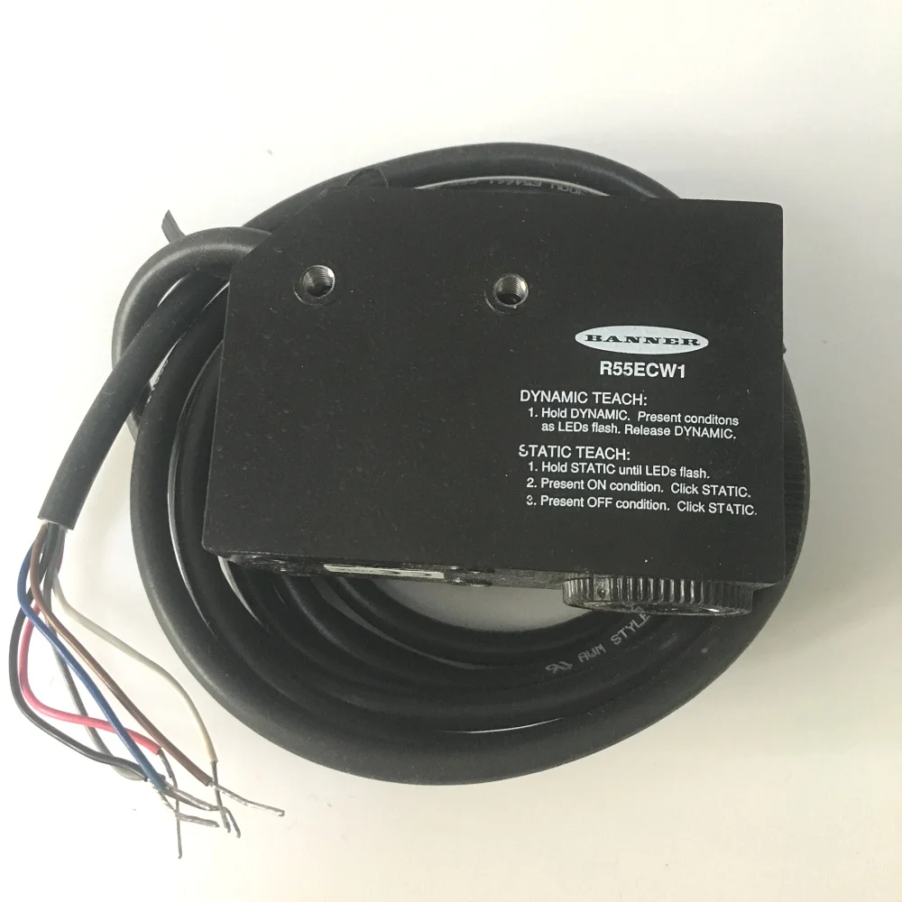 Hot sale Range 2m cable 12-30 V dc  sensor carbon monoxide sensor banner sensor R55 Expert Color Markr R55ECW1