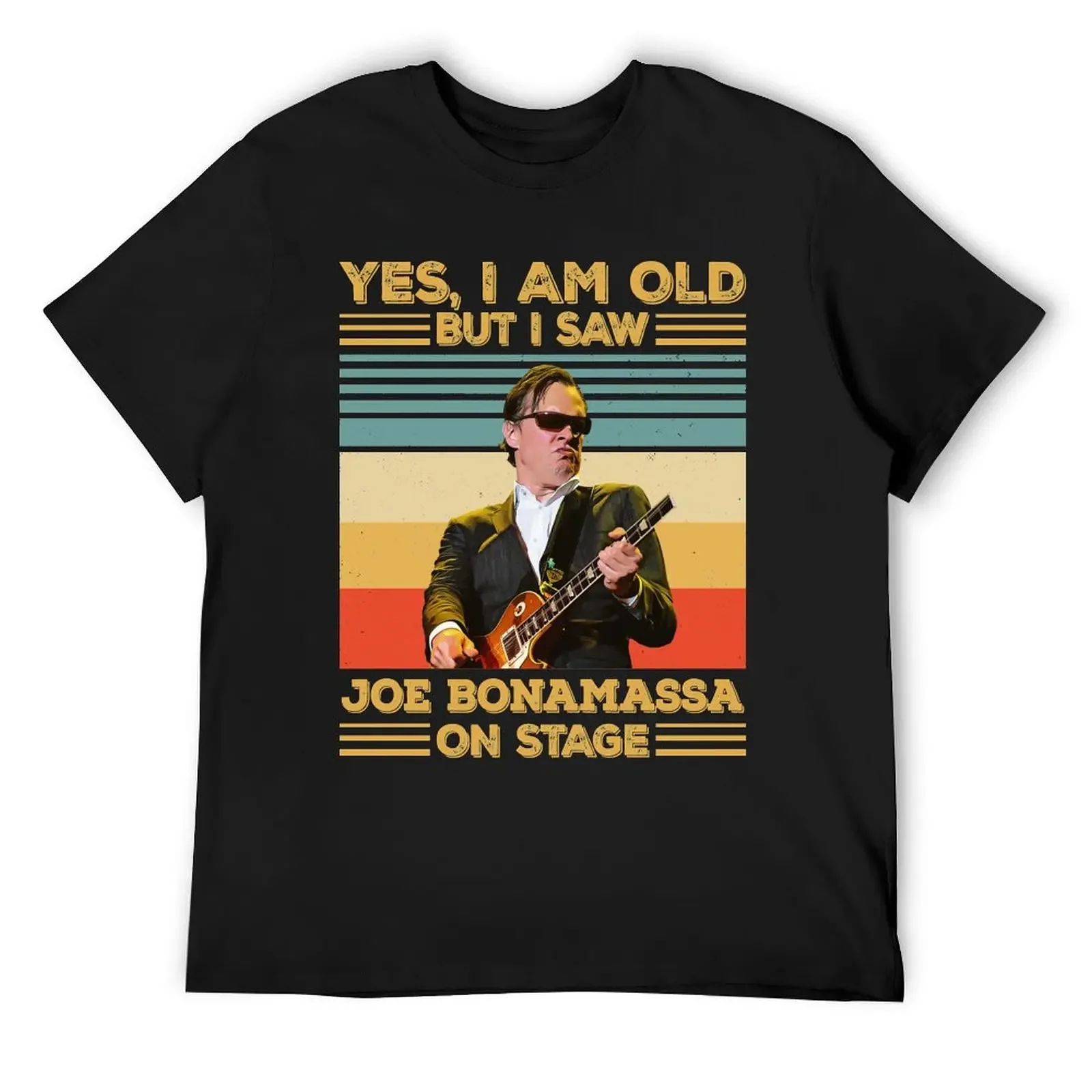 

Retro I Saw Joe Bonamassa On Stage Vintage T-Shirt tees aesthetic clothes clothing for men