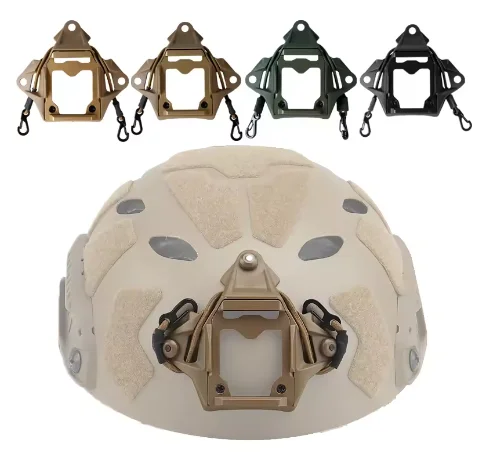 Tactical Helmet Mount Adapter Night Vision Aluminum VAS Shroud Three-Hole NVG Mount NVG Helmet Accessories for FAST Helmet