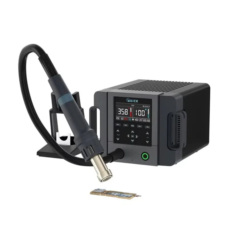 

QUICK 861PRO 1300W 220V/110V Smart Hot Air Desoldering Station BGA SMD Rework Station for Mobile Phone Motherboard PCB Repair