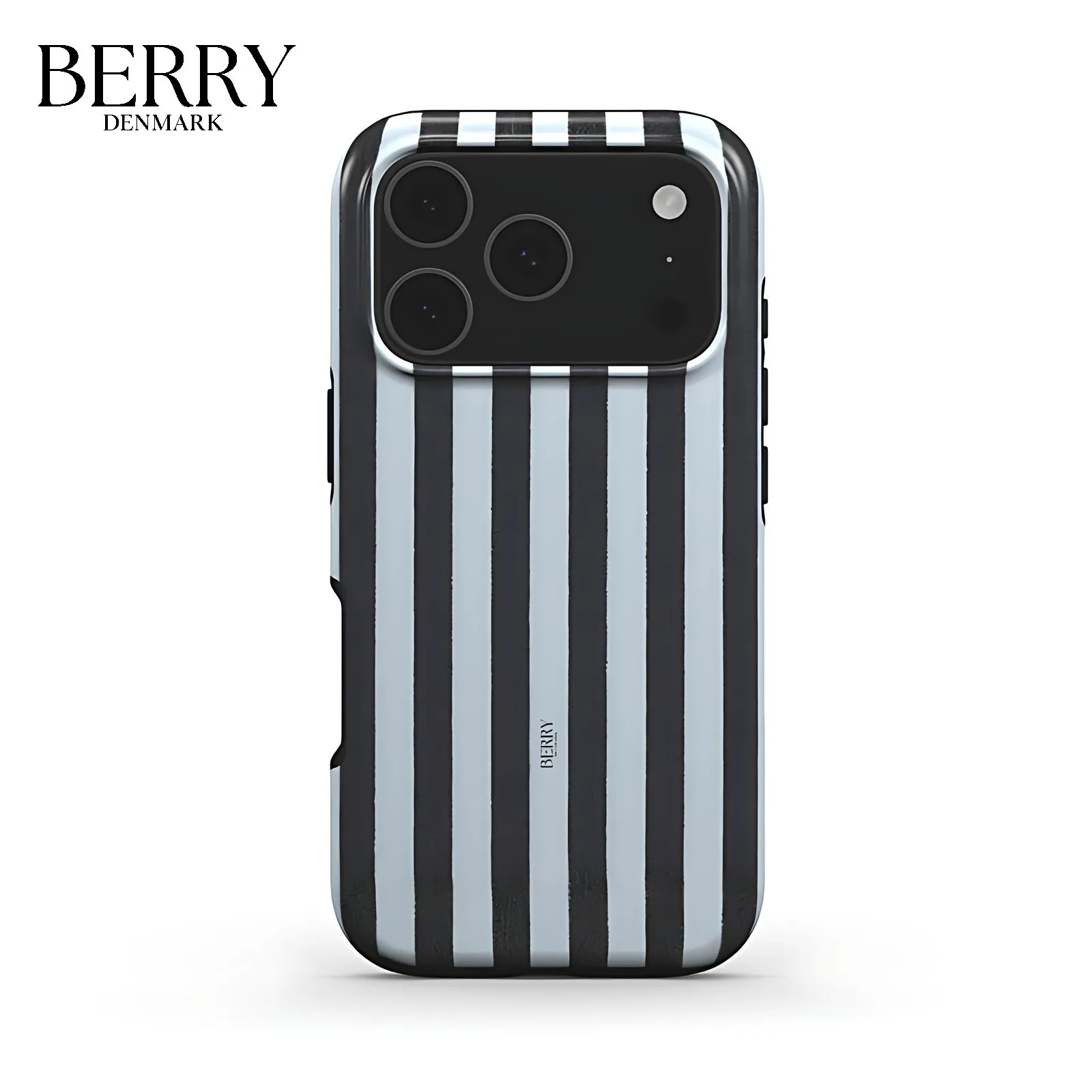Funda para Teléfono BERRY con Rayas Grises y Blancas para Samsung Galaxy S20 S23 S24 S25 S26 FE Plus Ultra Edge 4G 5G, Carcasa Trasera de Doble Capa
