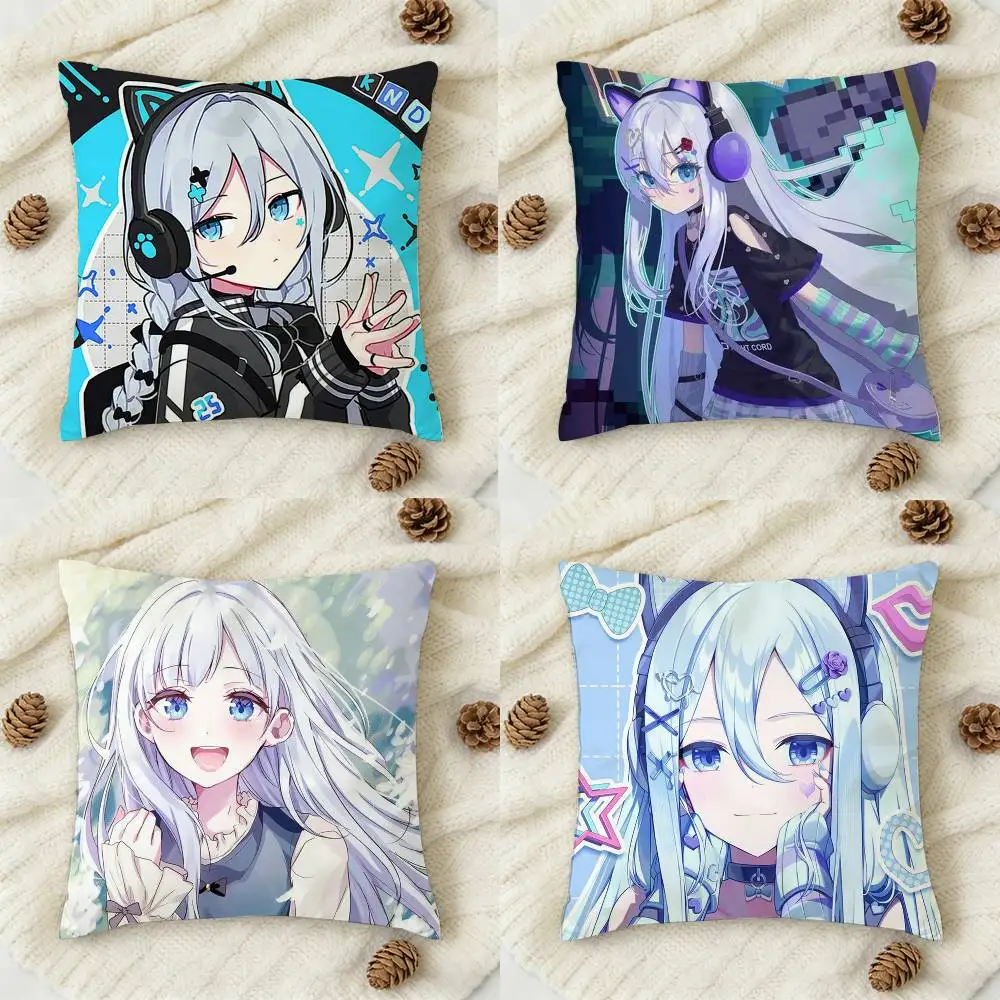 

Yoisaki Kanade Cartoon Style Double-sided Printed Square Decorative Cushion Cover for Sofa Living Room Home Decor