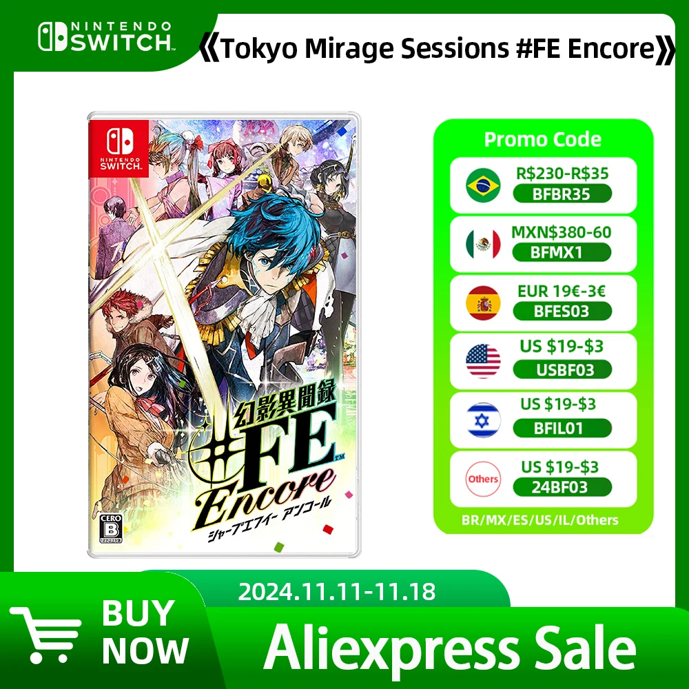 Nintendo Switch Game Deals - Tokyo Mirage Session # FE Encore-cassete de jogo físico 100% original para Switch OLED Lite