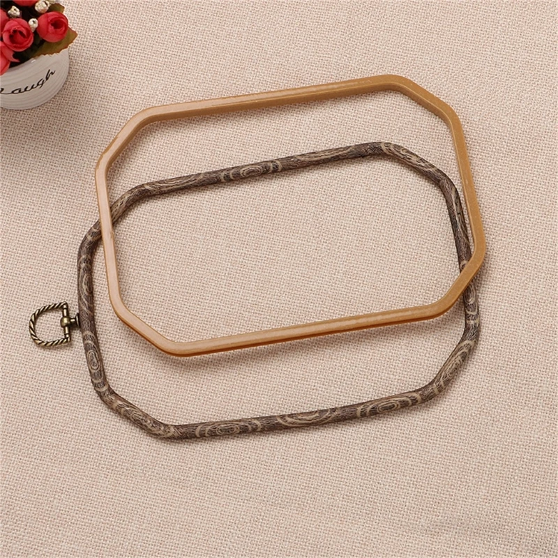 3 Pcs Resin Embroidery Hoop Crosses Stitching Hoop Embroidery Frame Adjustable Embroidery Hoop for Sewing Needlework