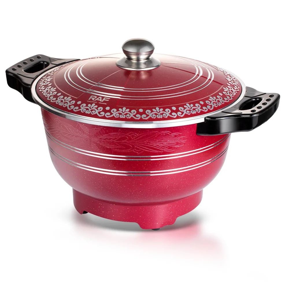 10l multifuncional fogão elétrico quente doméstico antiaderente fogão plug-in panela elétrica panela de sopa