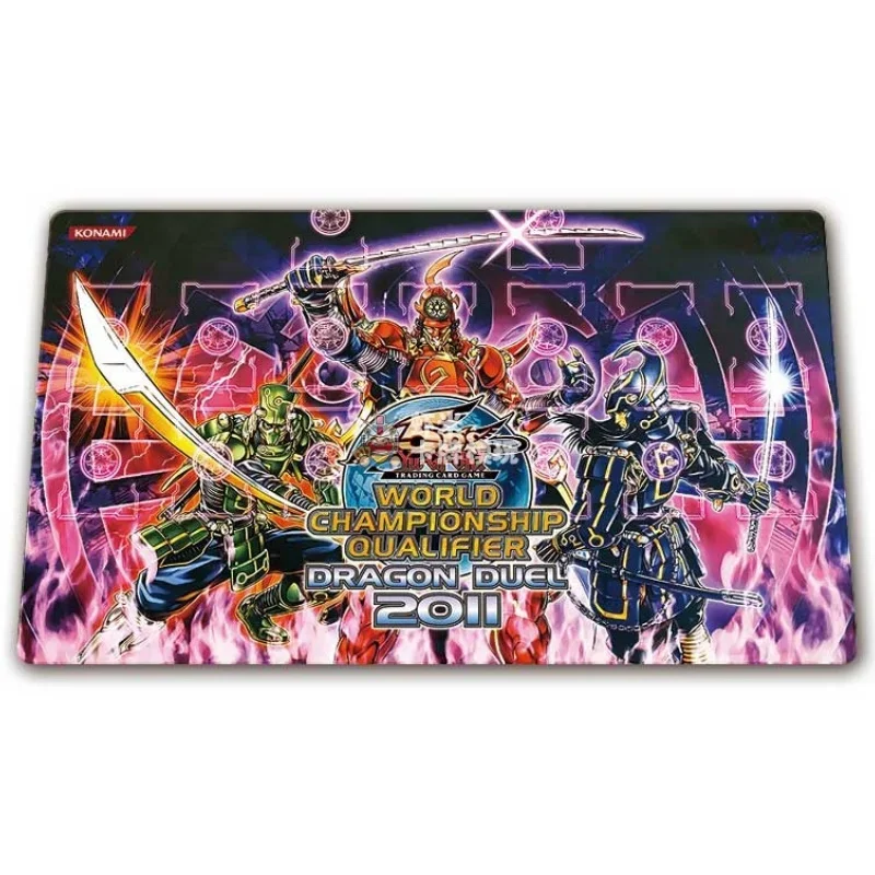 Yu-Gi-Oh! Card Pad Legendary Six Samurai-Shi En Diy Thickened Single Version Action Toy Figure Anime Game Collection Battle Mat