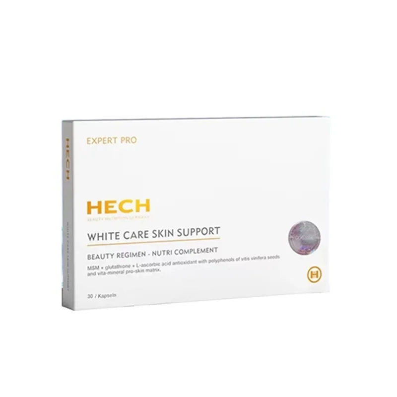 Glutathione MSM Brighten skin tone, whiten body, Antioxidant, fade melanin, fine lines, anti-aging, whitening 30 pcs / box