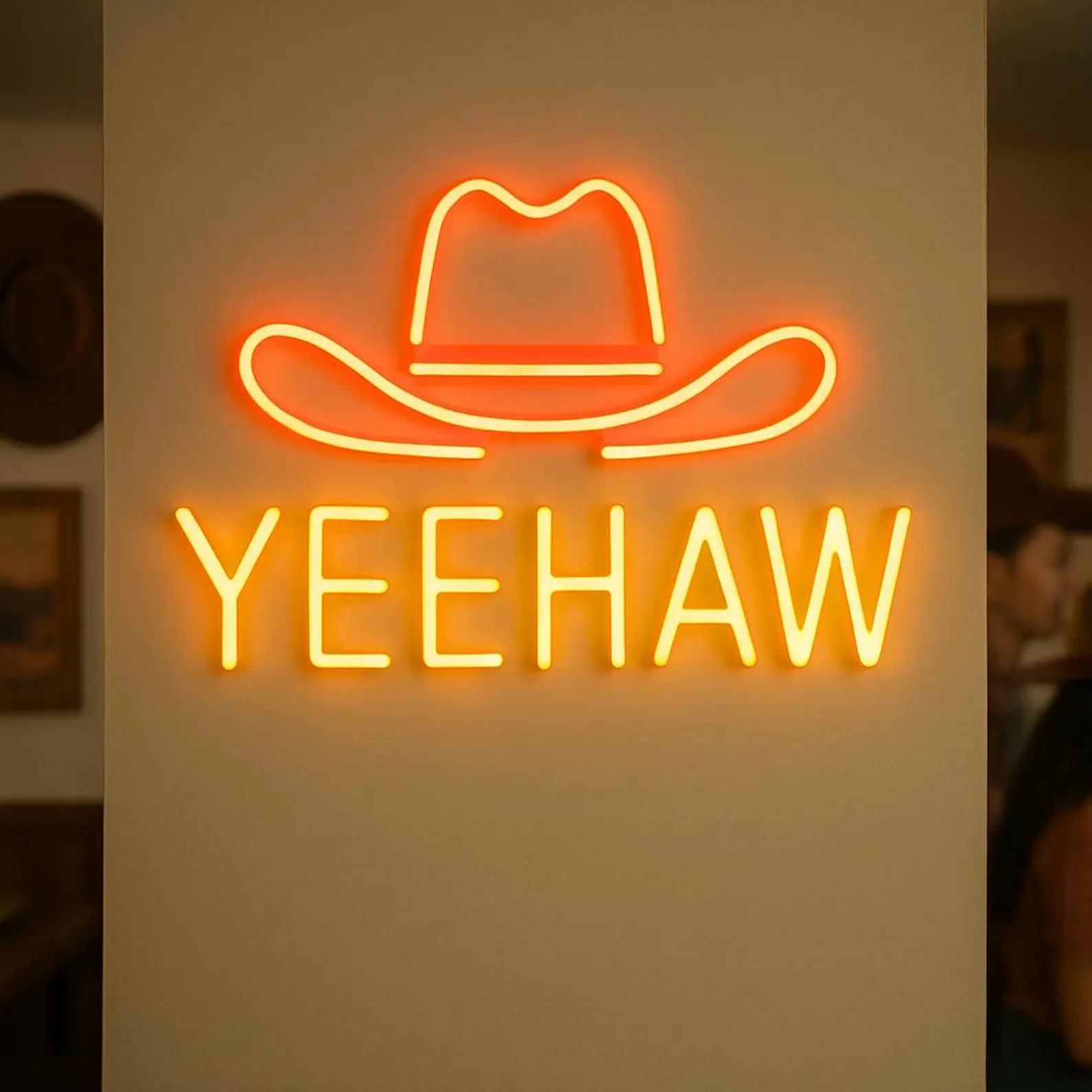 Yeehaw Neon Tabelası, Vahşi Ba - Lighting Decoration Ideas incelemesi ve fiyatı