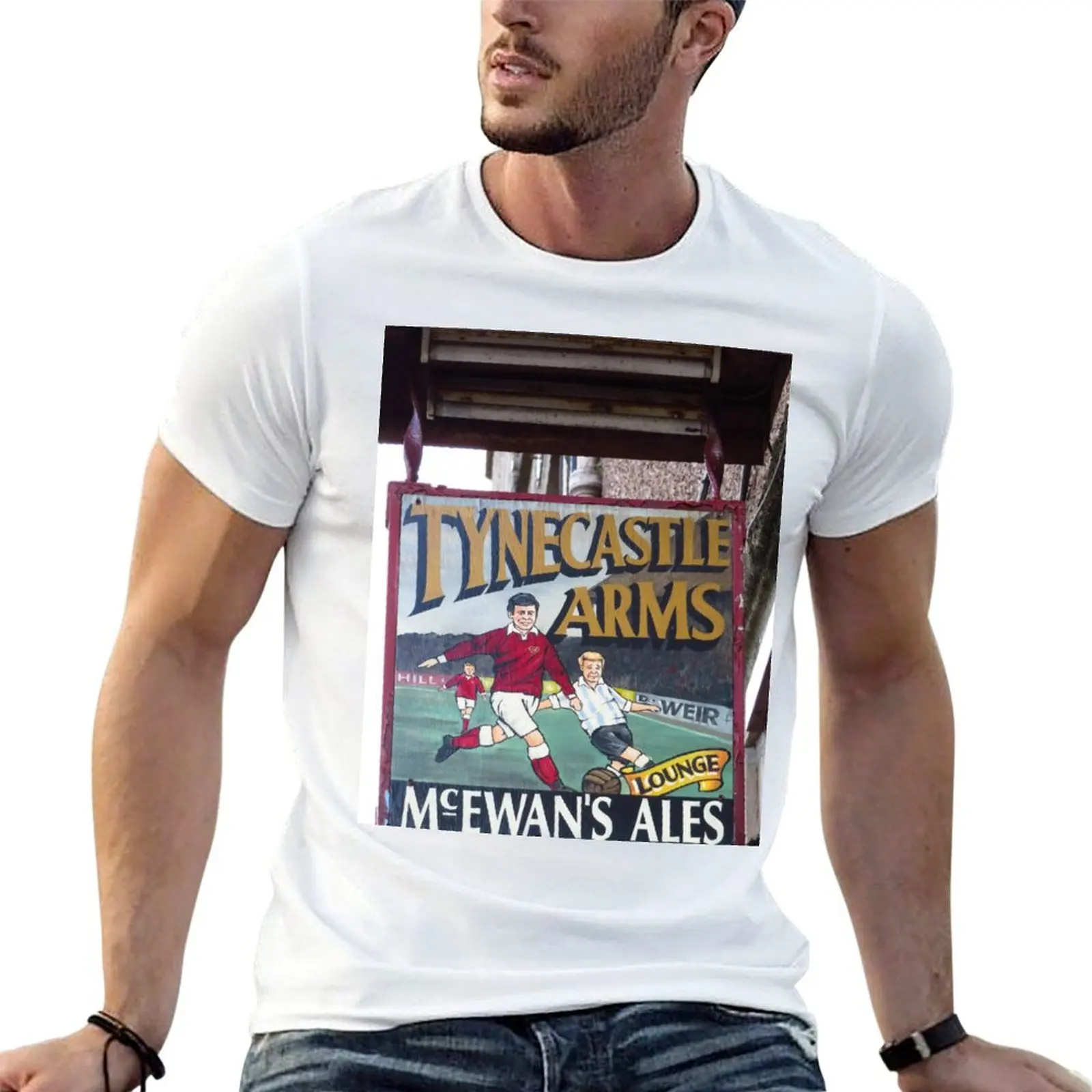 

T-Shirt Pub cotton shirts funny Edinburgh Tynecastle t designer Arms t Sign, shirts