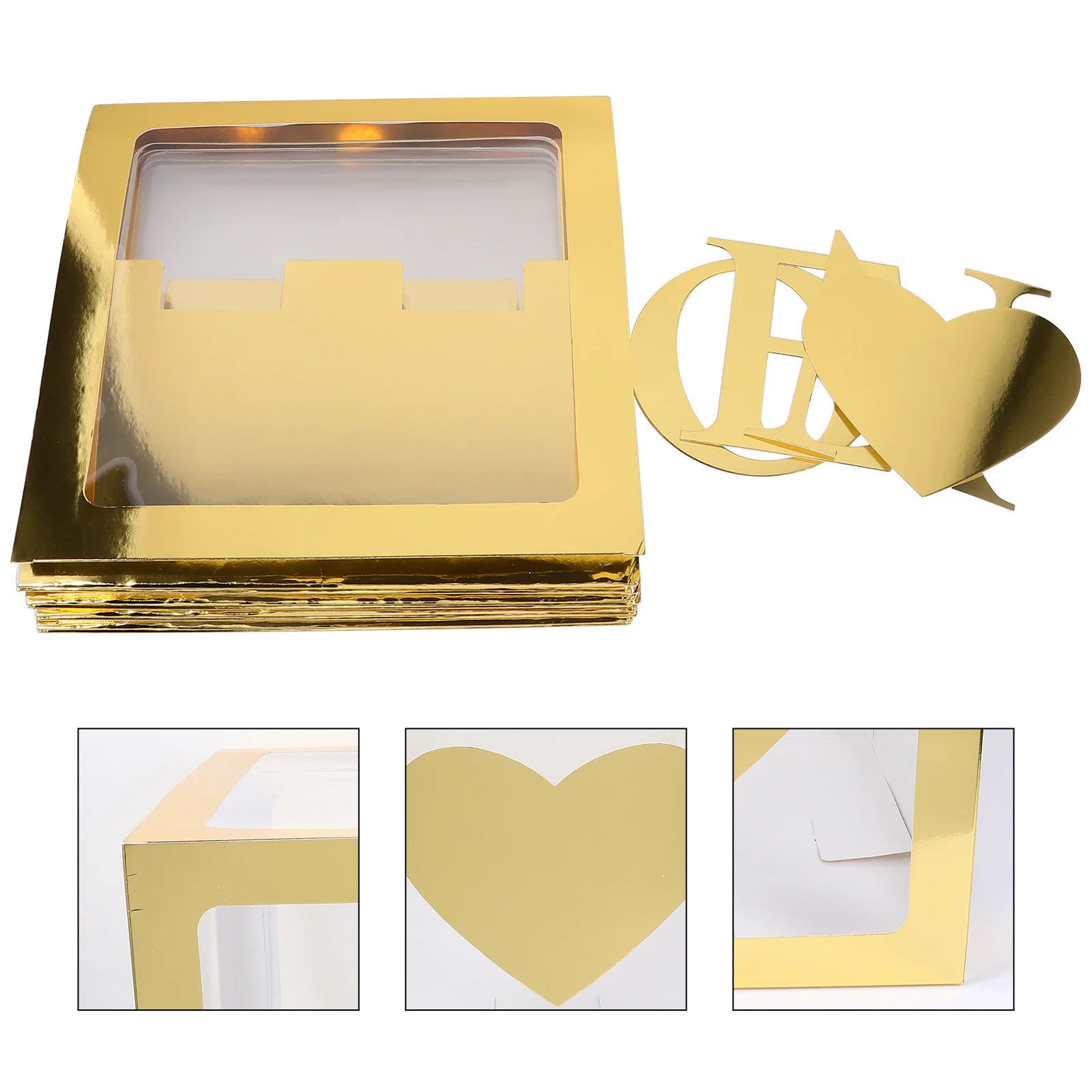 

4pcs Balloons Boxes Party Decorations Balloons Case Blocks Set For Shower First Birthday Decorative Balloon Box Gender