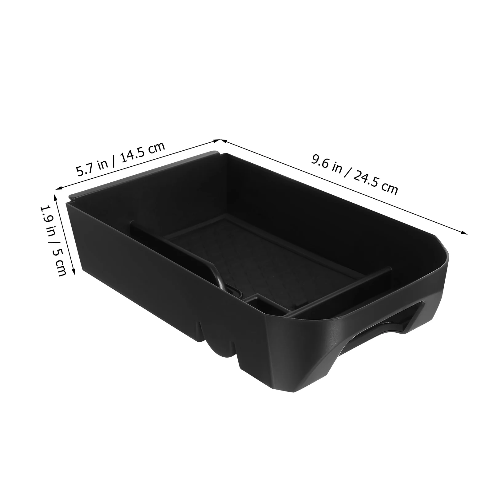 

Car Console Organizer Armrest Storage Box Large Capacity Easy Installation Wide Compatibility Plastic Car Organizers And Storage
