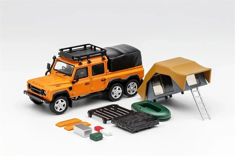 

GCD 1:64 Defender 6X6 Коллекция литых под давлением моделей автомобилей Миниатюра