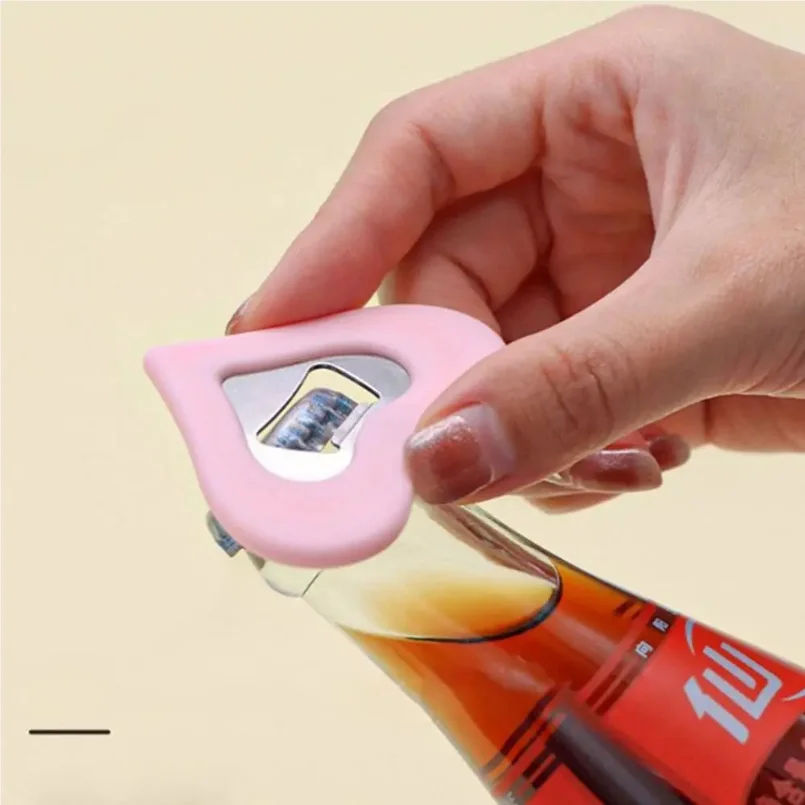 Bottle Opener Love Heart Shaped Bottle Opener Creative 59*48mm Soda Bottle Opener Children's Opener Bottle Opener Gift