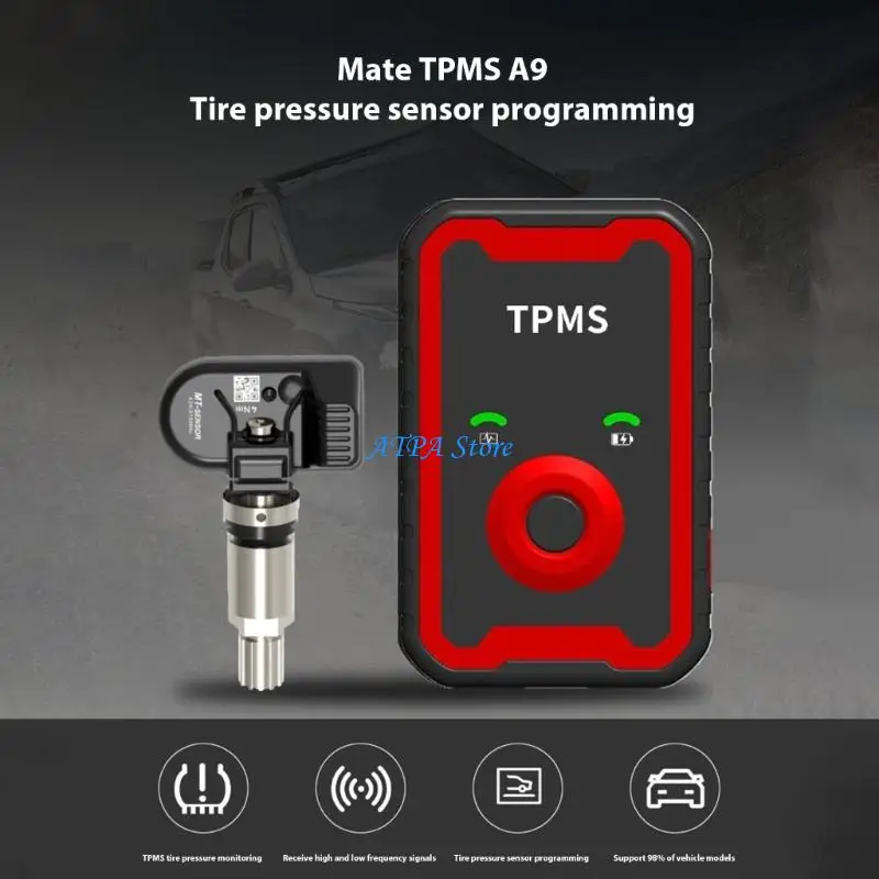 U13C Waterproof Automotive Tire Pressure Monitor Real Time Wireless Alerts Universal