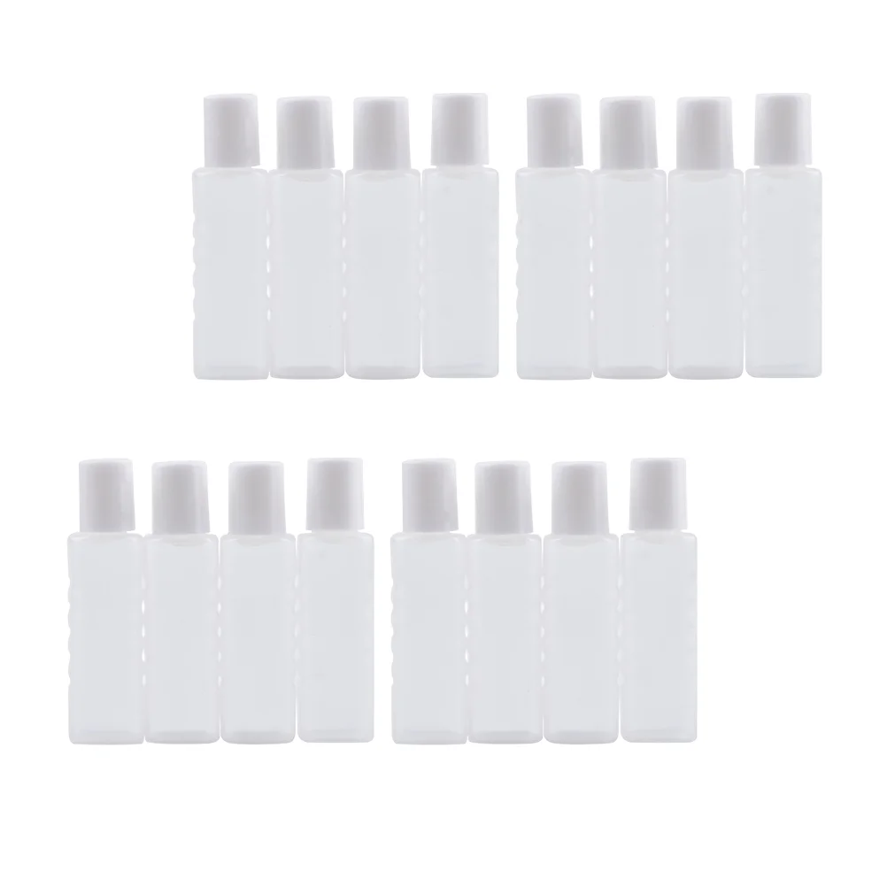 

20 Pcs Liquid Dispensing Container Care Solution Bottle Contact Lens Case Empty Clear