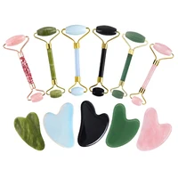 Set de Rodillo de Jade y Gua Sha - 6.09 € Set de Rodillo de Jade y Gua Sha