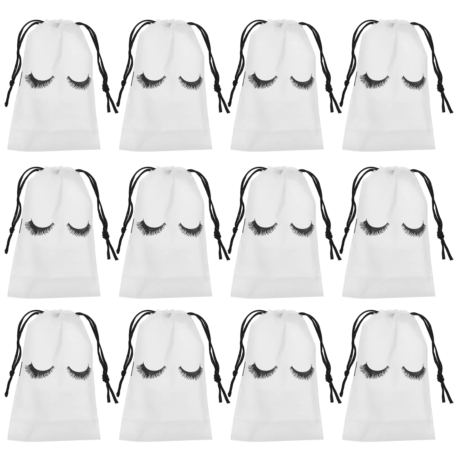 

50pcs Makeup Storage Bag Travel Toiletries Organizer EVA Case Drawstring Bag Waterproof Cosmetics Holder Practical