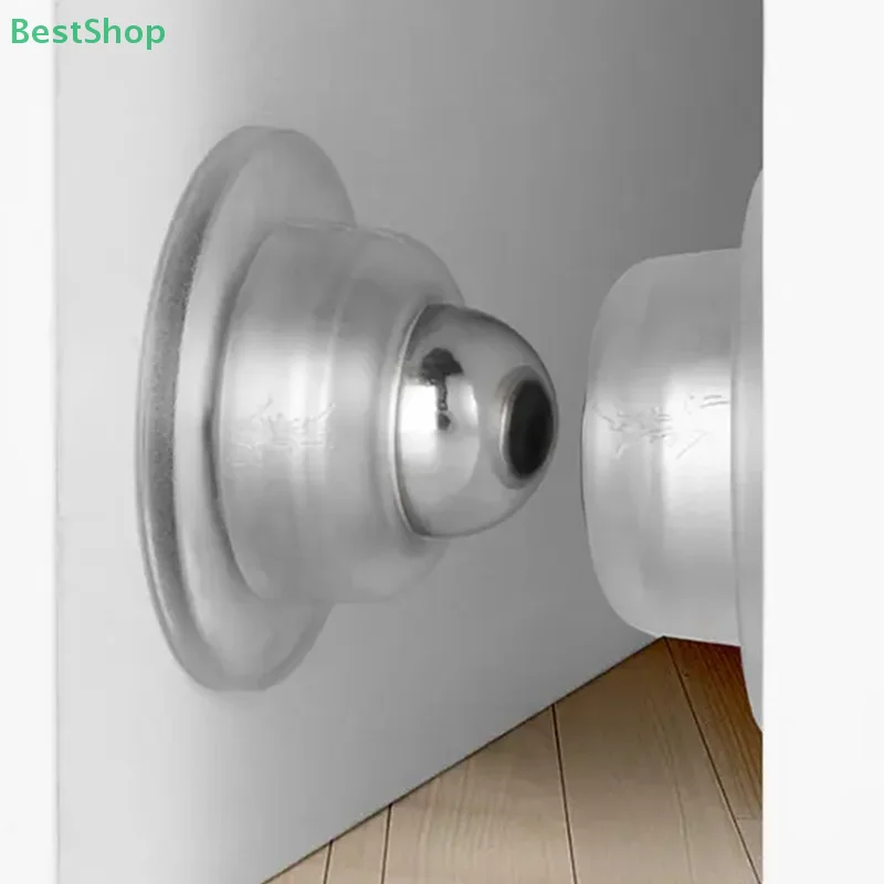 

1 шт. магнитная дверная комсация для отеля, бытовой сильный магнитный сильный бесшумный сенсорный силиконовый анти-столкновительный дверной стопор для двери