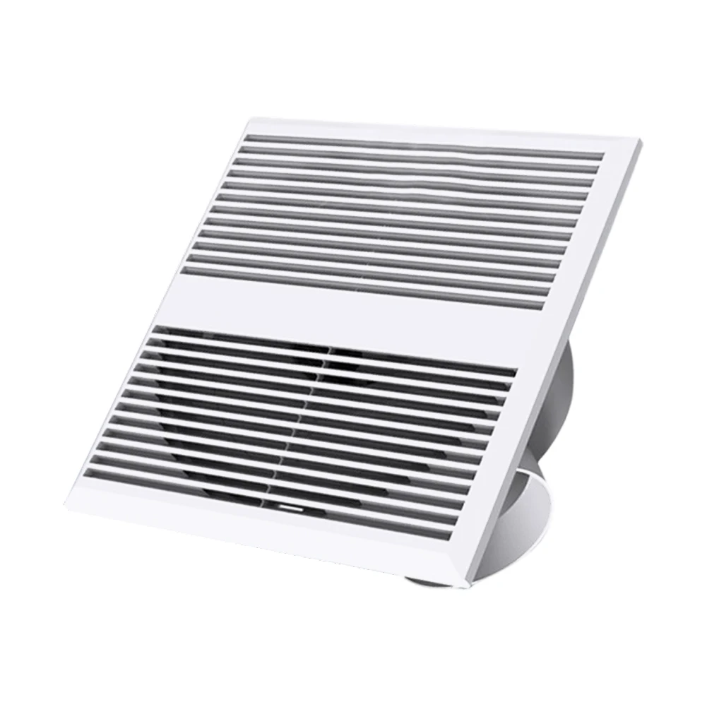 110 CFM Exhaust Fan for Residential Bathroom Use with 28 dB Noise Rating and Construction for Continuous Daily Operation